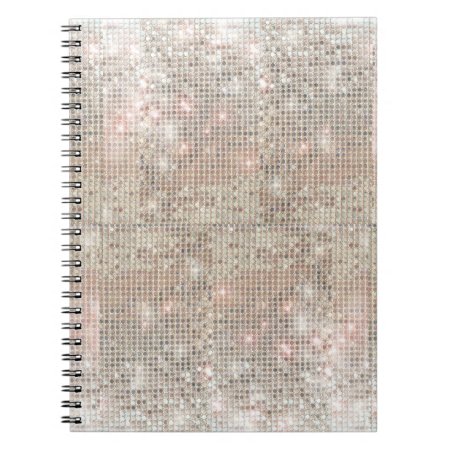 Silver Sequins Notebook