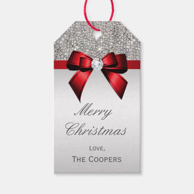 Gift Tags Diamond Silver Gift Tags Diamond Silver