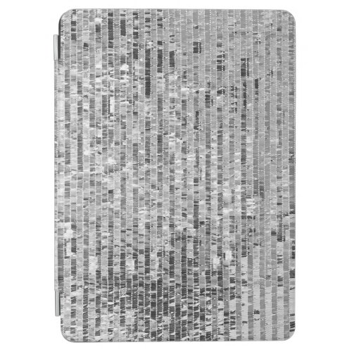 Silver sequins seamless pattern iPad air cover