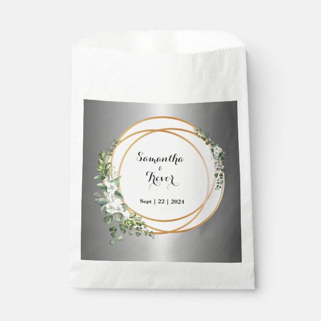 Silver Serenade Favor Bag (Front)