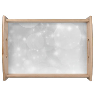Silver serving tray