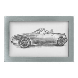 Silver Shadow MX5 Rectangular Belt Buckle