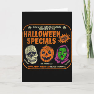 Silver Shamrock Novelties Halloween Specials Card