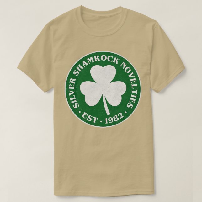Silver Shamrock Novelties Halloween T-Shirt (Design Front)