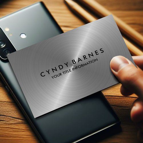 Silver Sheen Business Card