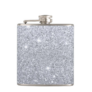 Silver Shimmer Flask