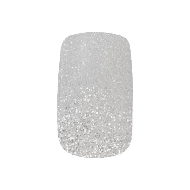 Silver Shimmer Glitter Dust Minx Nail Art Zazzle