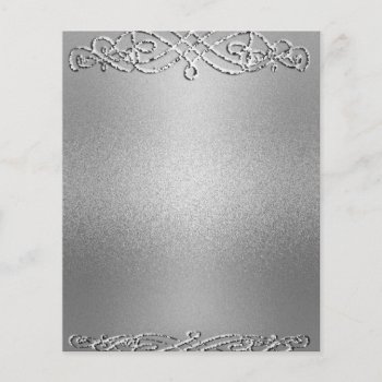 Silver Shimmer Glitter Template Background by bestcustomizables at Zazzle