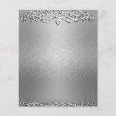 Silver Shimmer Glitter Template Background (Front)