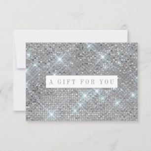 Silver Shimmer Marble Gift Certificate