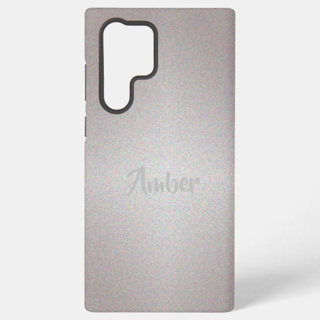 Silver Shine Samsung Galaxy Case (Back)