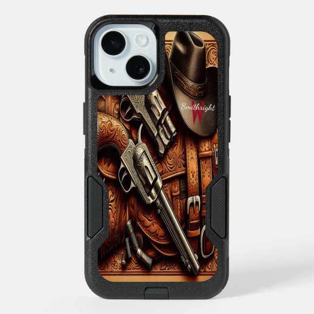 Silver Showdown iPhone 15 Case (Back)