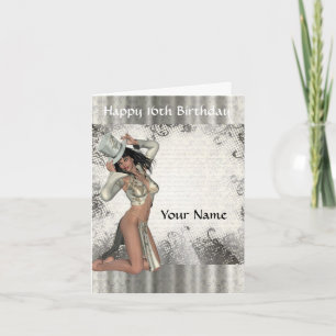 Silver showgirl 16th birthday card