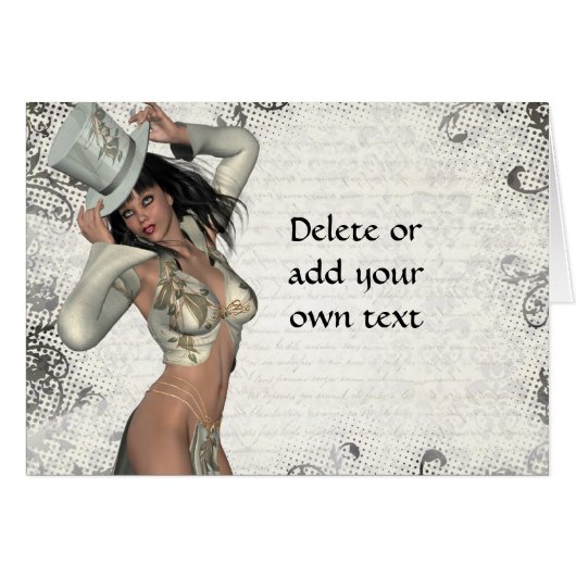 Silver showgirl cards (Front Horizontal)