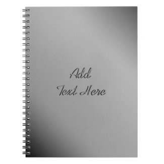 Silver Silk Custom Notebook