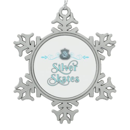 Silver Skates Ornament