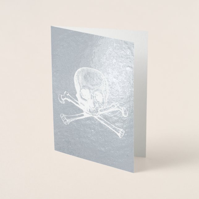 Silver Skull Foil Card (Front)