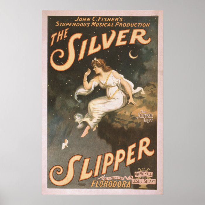 SILVER SLIPPER Musical Act VAUDEVILLE Poster