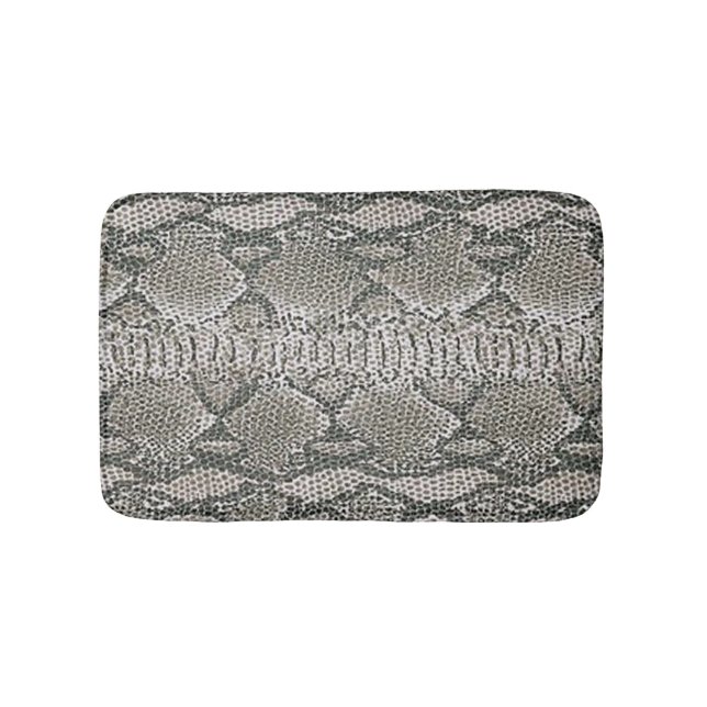 Silver Snake Skin Bath Mat (Front)