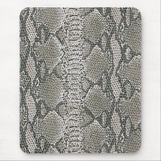 Silver Snake Skin Mouse Pad