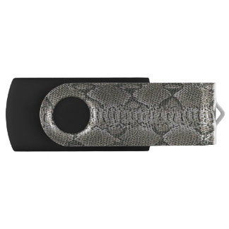Silver Snake Skin Pattern USB Flash Drive