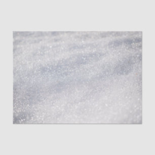 Silver Snow Crystals Tissue Paper