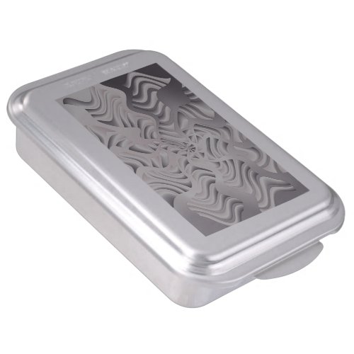 silver snowflake cake pan