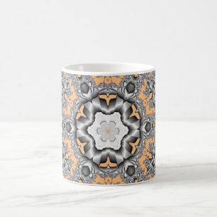 Silver Snowflake Coffee Mug
