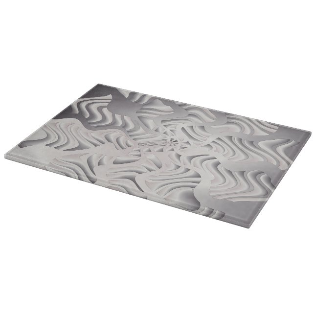 silver snowflake cutting board (Corner)