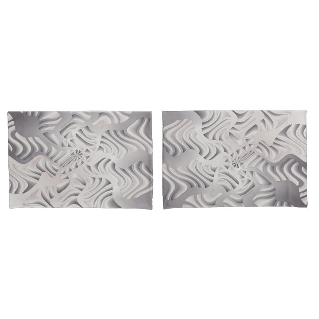 silver snowflake pillow case (Front-Set)