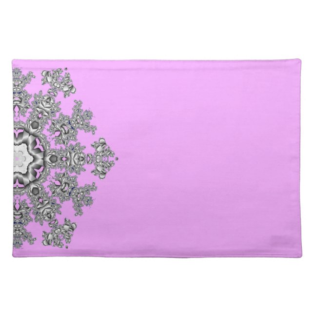Silver Snowflake Placemat (Front)