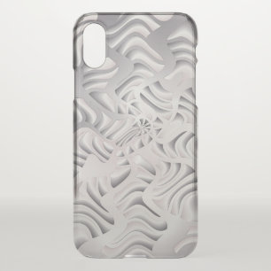 silver snowflake iPhone x case