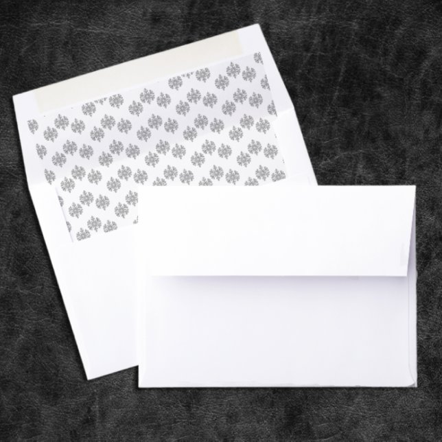 Silver Snowflake Winter Envelope Liner (Creator Uploaded)