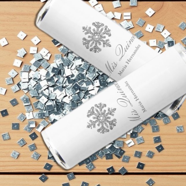 Silver Snowflake Winter Quinceanera Breath Savers® Mints (Creator Uploaded)