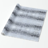 Silver snowflake wrapping paper (Unrolled)