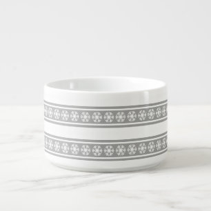 Silver Snowflakes Bowl