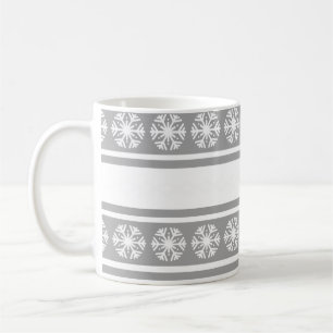 Silver Snowflakes  Coffee Mug
