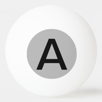 Silver Solid Color Ping-pong Ball by SimplyColor at Zazzle
