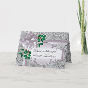 Silver Solstice Holiday Card