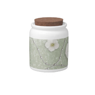 Silver Spa Candy Jar