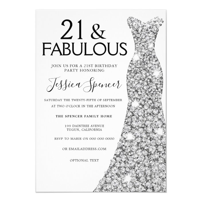 21st birthday dress sparkly