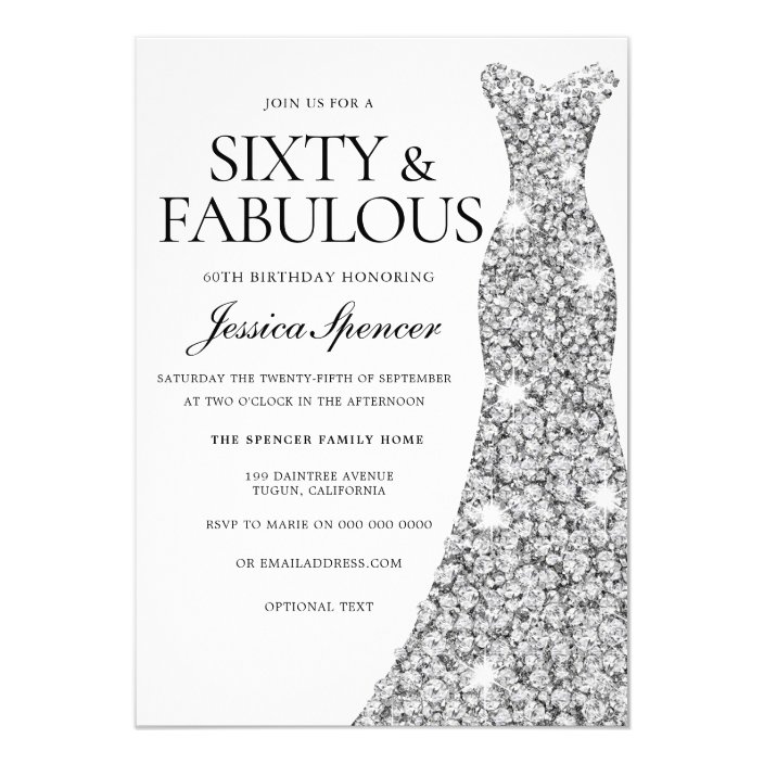 dress for 60th birthday party