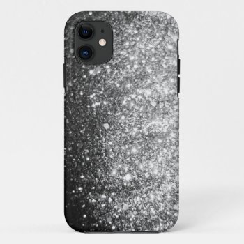 Silver Sparkle Glitter Iphone 5 Christmas Cover by ConstanceJudes at Zazzle