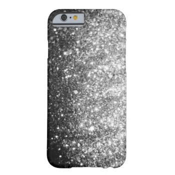 Silver Sparkle Glitter Iphone 6 Case Christmas Cov by ConstanceJudes at Zazzle