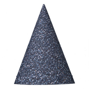 Silver Sparkle Glitter Party Hat