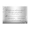 Silver Sparkle Tiara & Stars Quinceanera RSVP