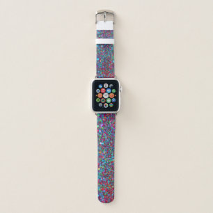 Silver sparkles & Glitter Apple Watch Band