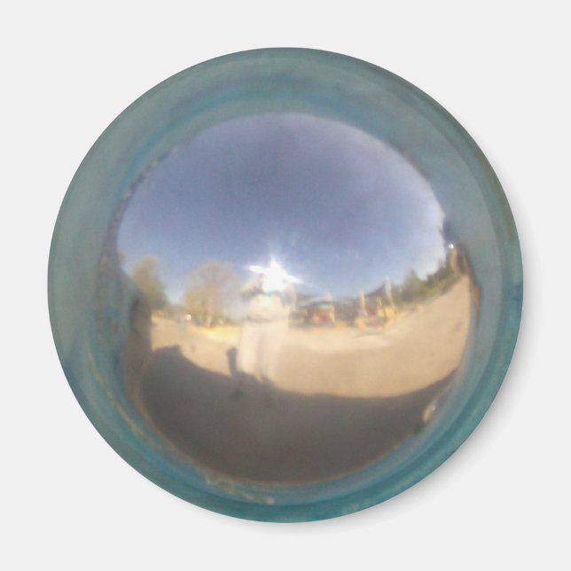 Silver Sphere Magnet (Front)