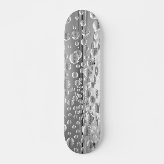 Silver Spheres - 02 Skateboard Deck (Front)