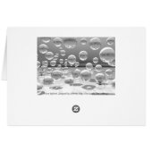 Silver Spheres Cards (Back Horizontal)